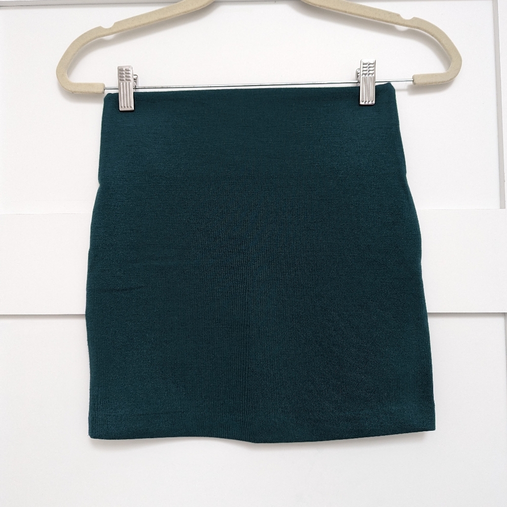 BCBGeneration Green Mini Skirt